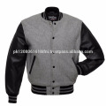 Plain Sports Varsity Jacket Cotton Material Jacket